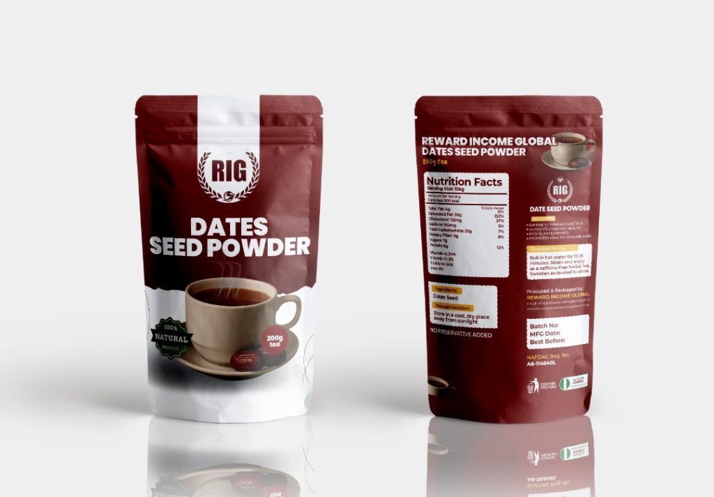 rig dates seed powder